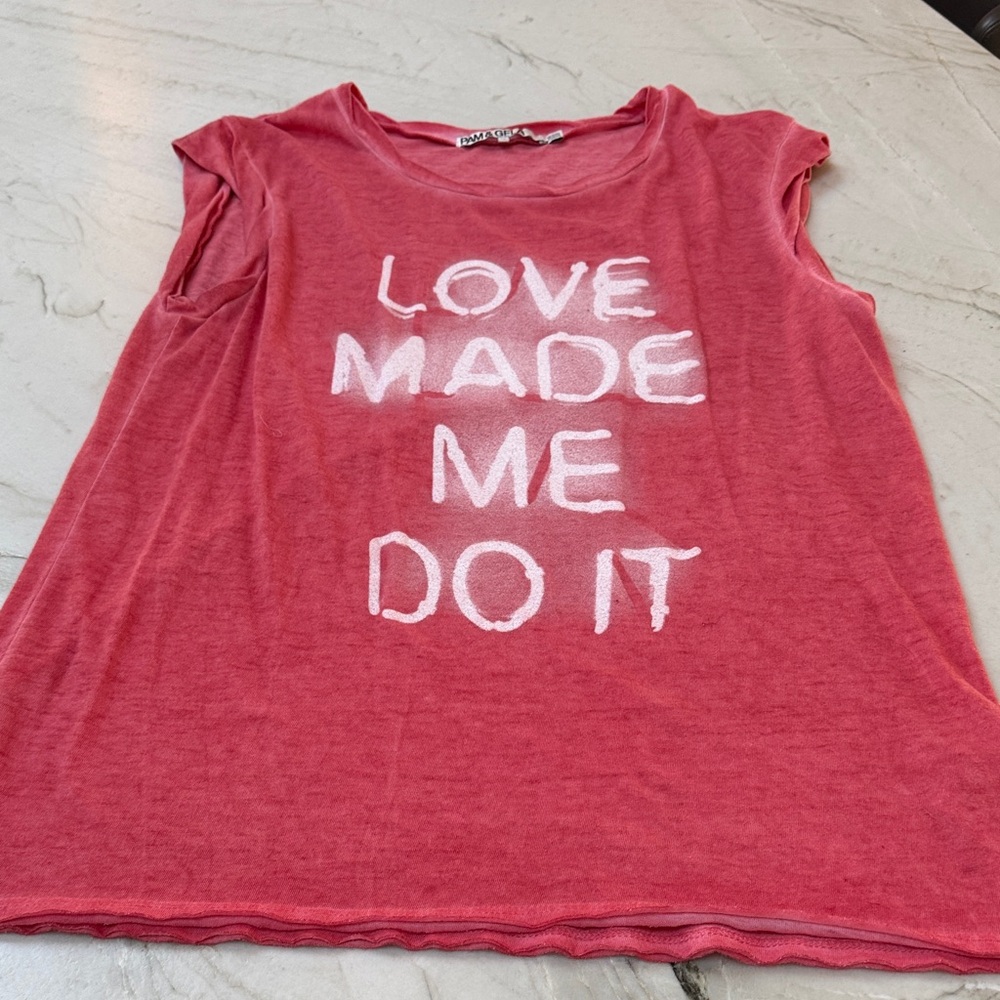 Pam & Gela Sleeveless Graphic Tee